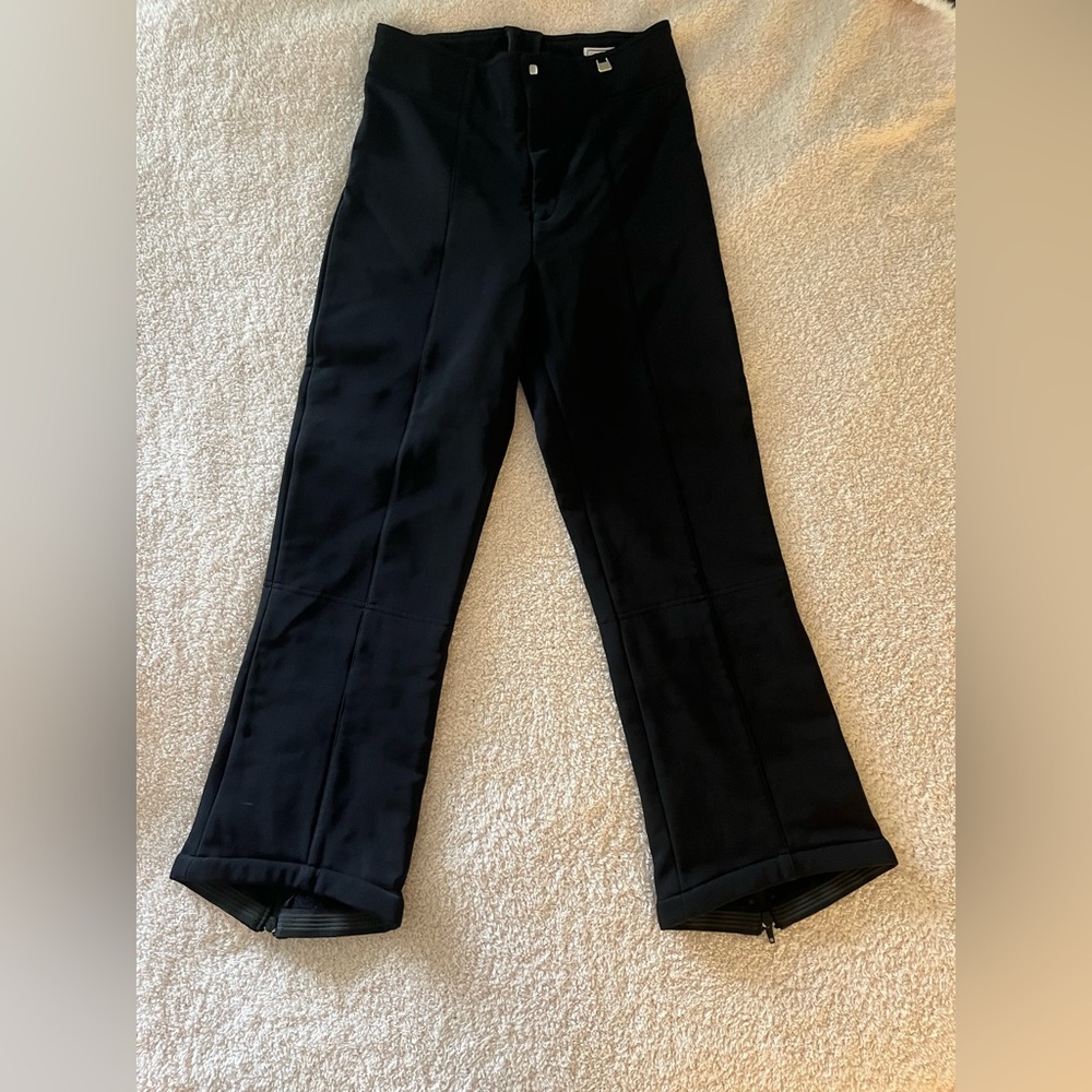 Nils Entront stretch black ski pants size 6 short